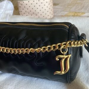 Juicy couture quilted black puff roll body X body